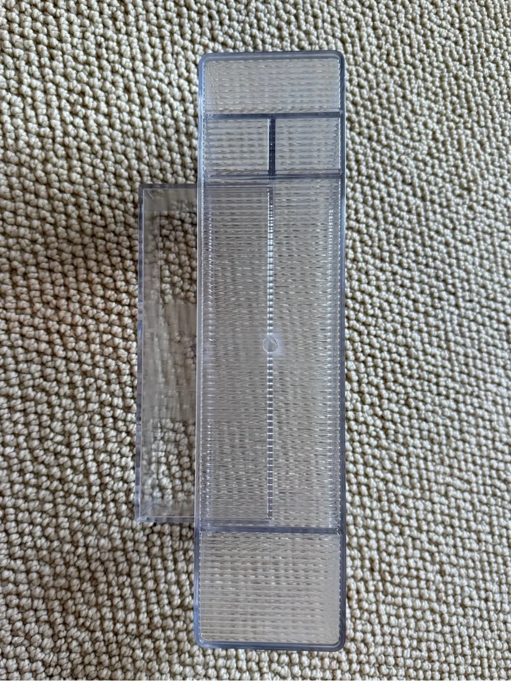 clear acrylic desk organizer with drawer - container store!